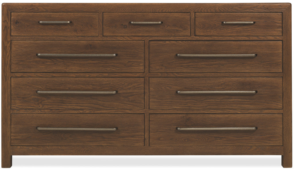Driftwood Nine-Drawer Dresser