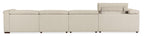 Savion Deux 6 Seat Sectional with Three Power Recliners and Seven Power Headrests