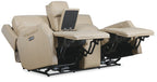 Nelson Zero Gravity Power Console Loveseat with Power Headrests and Lumbar