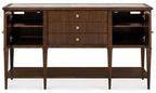 Archives Walnut Server with Marble Top