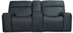 Riverton Power Gliding Console Loveseat with Power Headrest and Lumbar