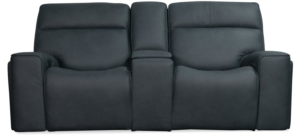 Riverton Power Gliding Console Loveseat with Power Headrest and Lumbar