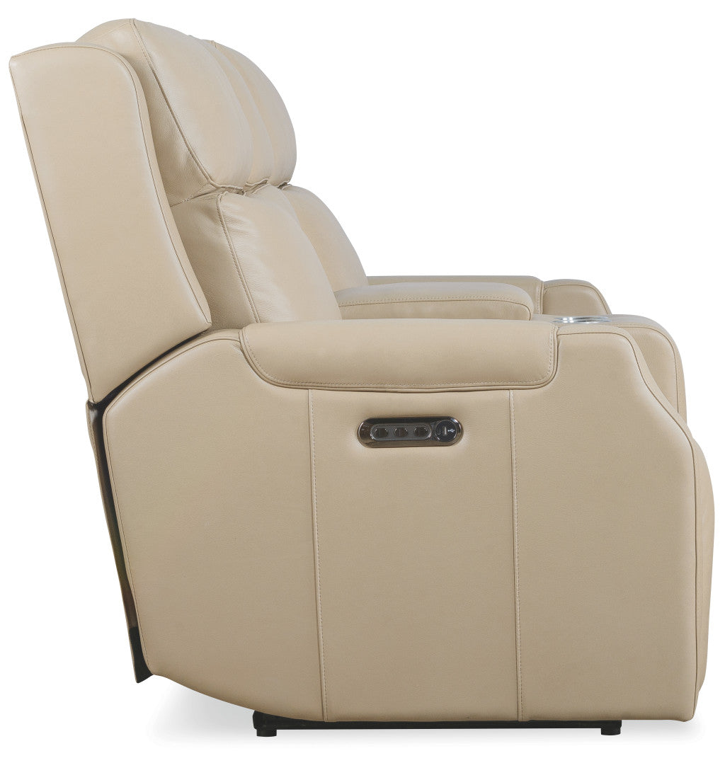 Nelson Zero Gravity Power Console Loveseat with Power Headrests and Lumbar