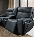 Riverton Power Gliding Console Loveseat with Power Headrest and Lumbar