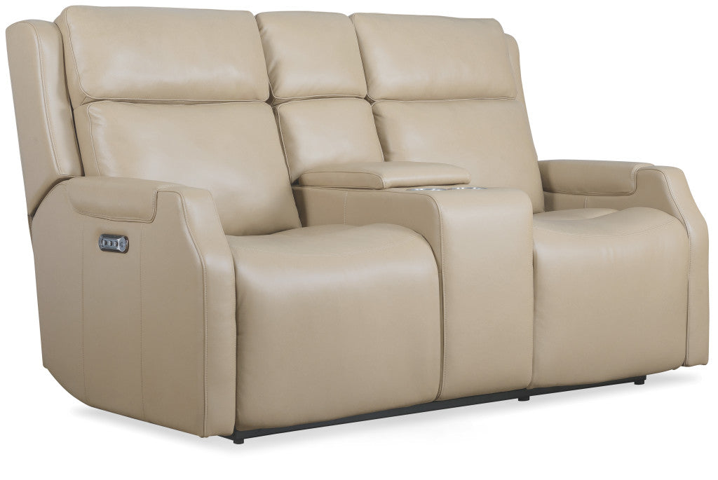 Nelson Zero Gravity Power Console Loveseat with Power Headrests and Lumbar