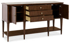 Archives Walnut Server with Marble Top
