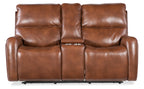 Crosby Zero Gravity Power Console Loveseat with Power Headrest and Lumbar