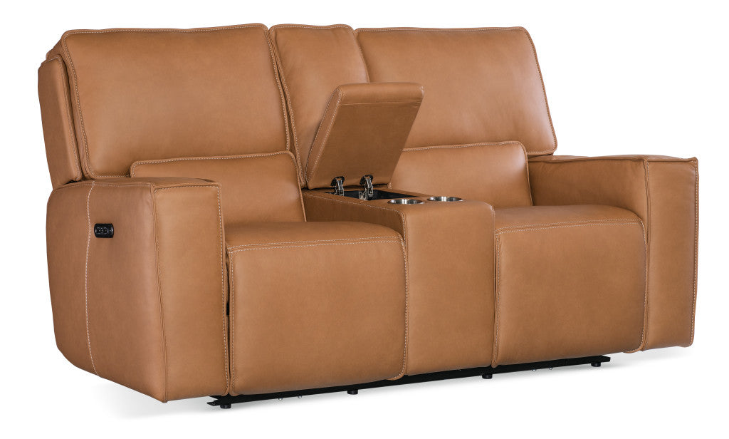 Miles Zero Gravity Console Loveseat with Power Recline & Power Headrest