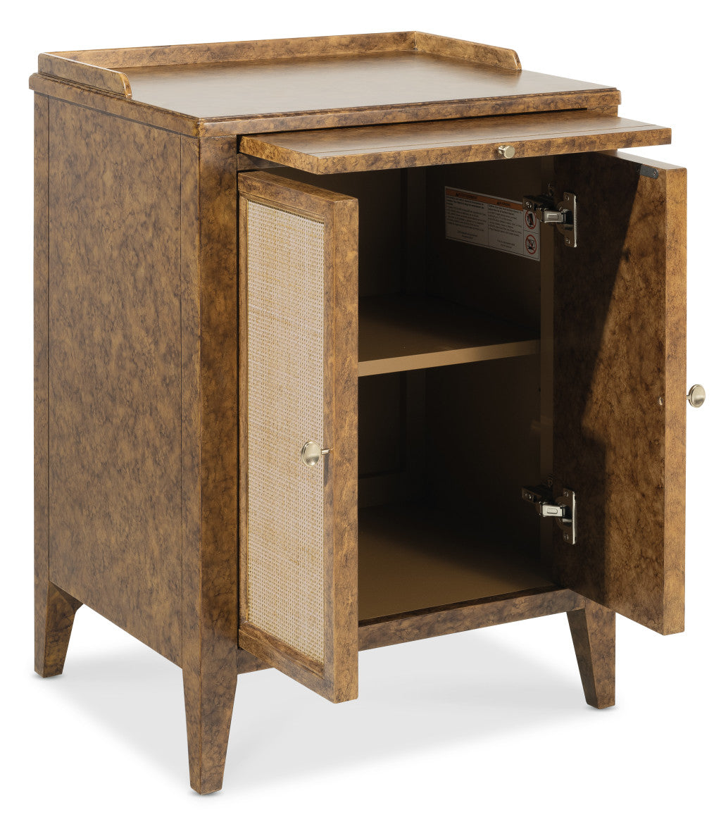 Archives Cane Two-Door Nightstand