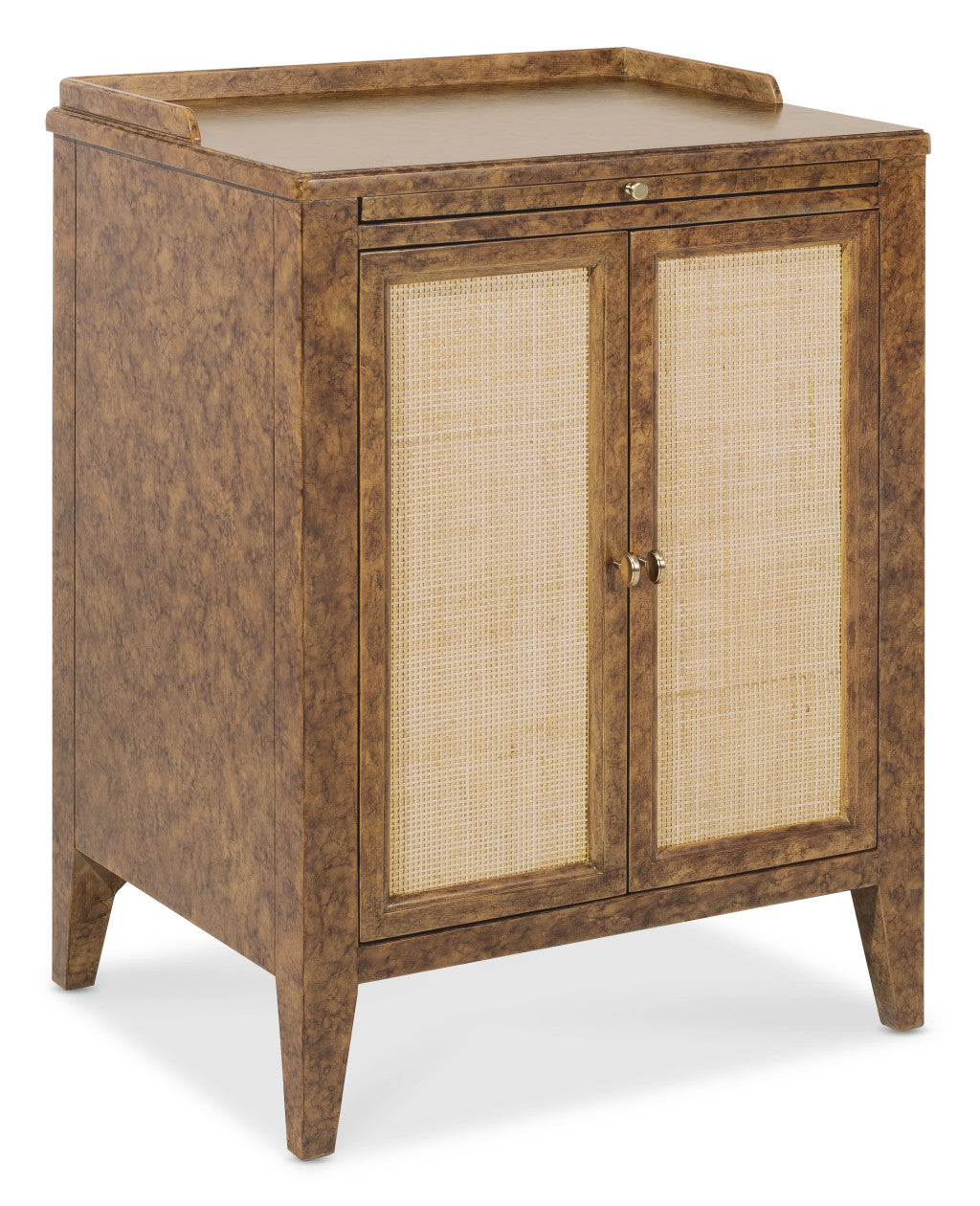 Archives Cane Two-Door Nightstand