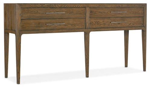 Chapman White Oak Sideboard with Travertine Top