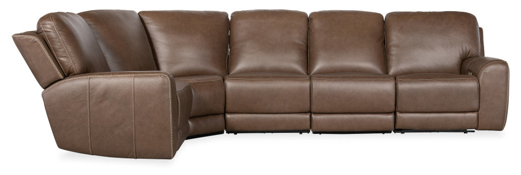 Torres 5 Piece Sectional with Power Recline & Power Headrest