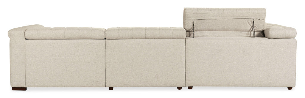 Savion Deux 5 Seat Sectional with Four Power Recliners and Six Power Headrests