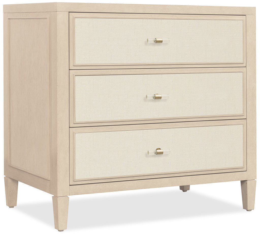 Melange Nightstand with Charging Station