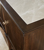 Archives Walnut Server with Marble Top