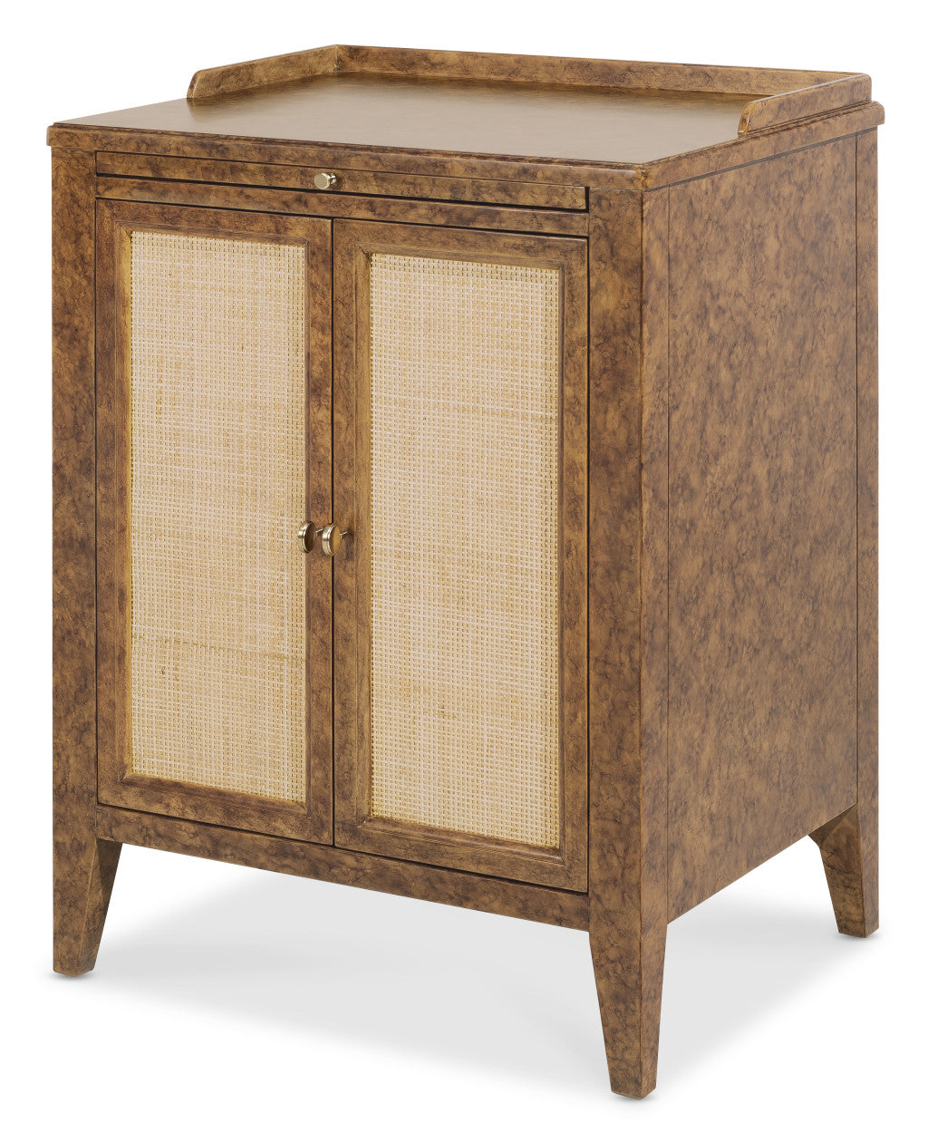Archives Cane Two-Door Nightstand