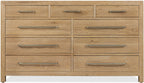 Driftwood Nine-Drawer Dresser