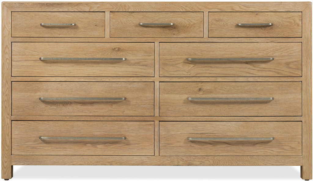 Driftwood Nine-Drawer Dresser