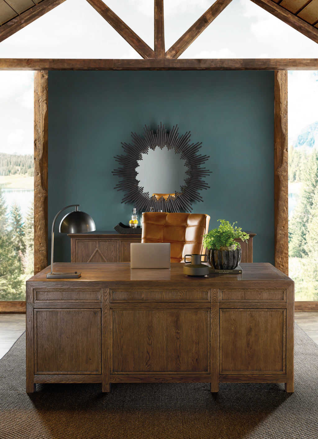 Driftwood Executive Desk