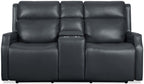 Nelson Zero Gravity Power Console Loveseat with Power Headrests and Lumbar