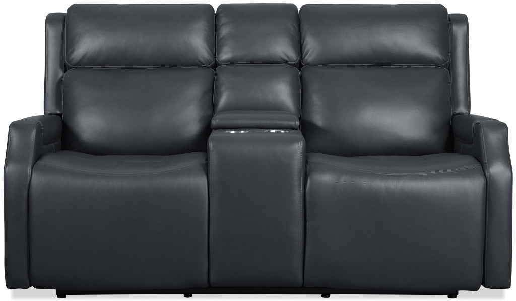 Nelson Zero Gravity Power Console Loveseat with Power Headrests and Lumbar