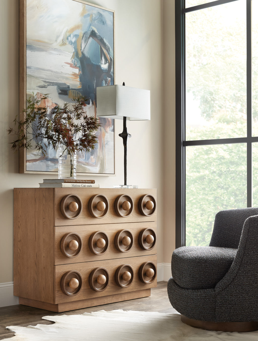 Commerce and Market Knobby 3-Drawer Accent Chest