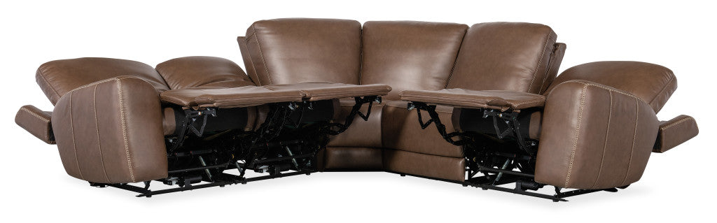 Torres 5 Piece Sectional with Power Recline & Power Headrest