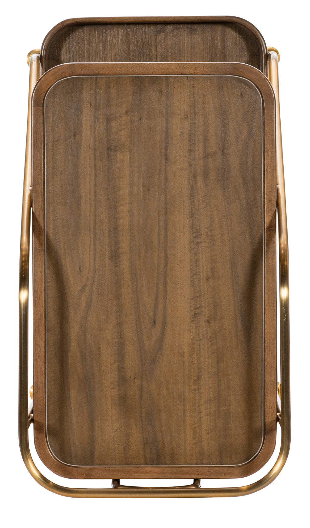 Commerce and Market Walnut Wine and Bar Cart