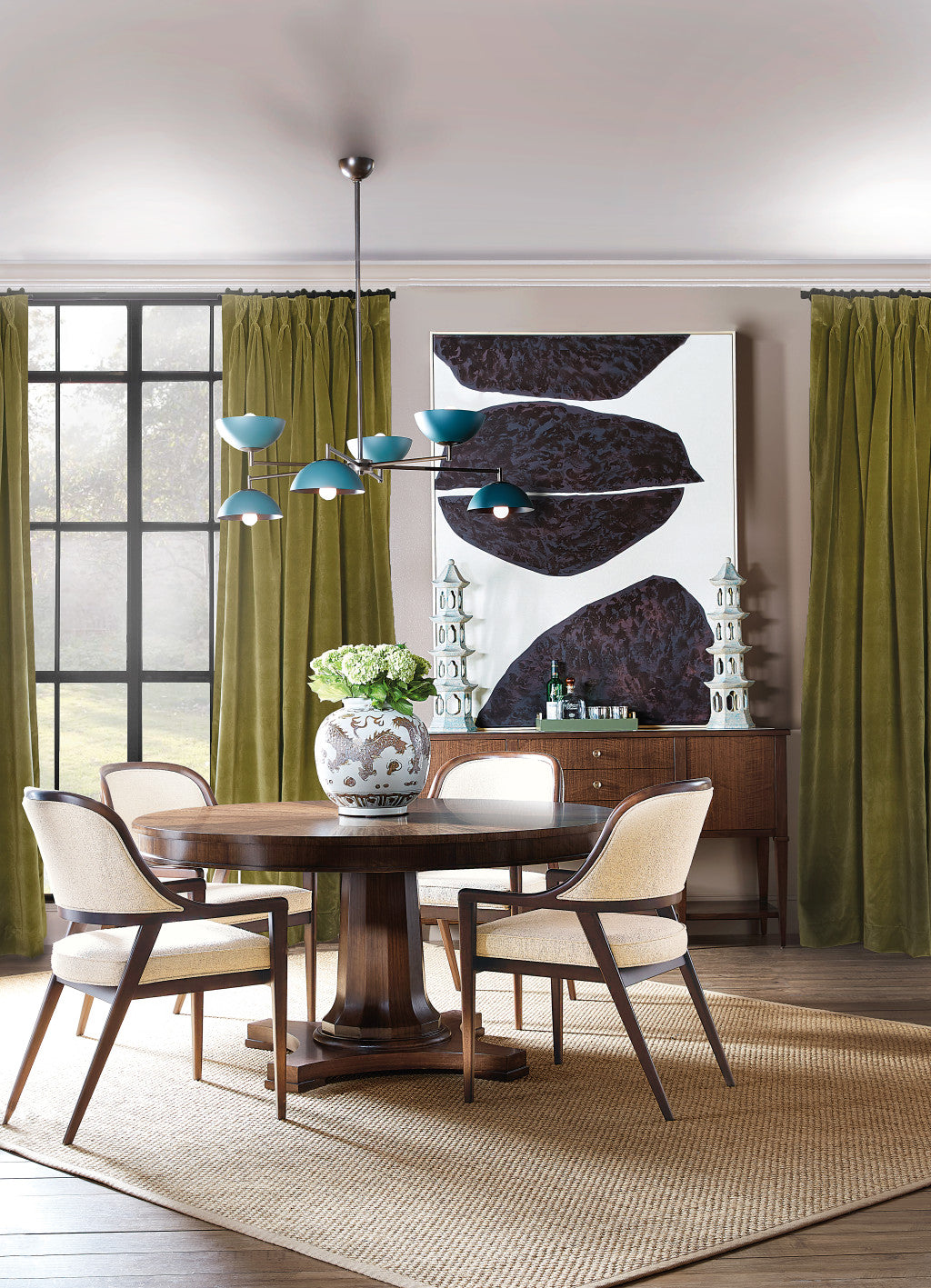 Archives Walnut Server with Marble Top