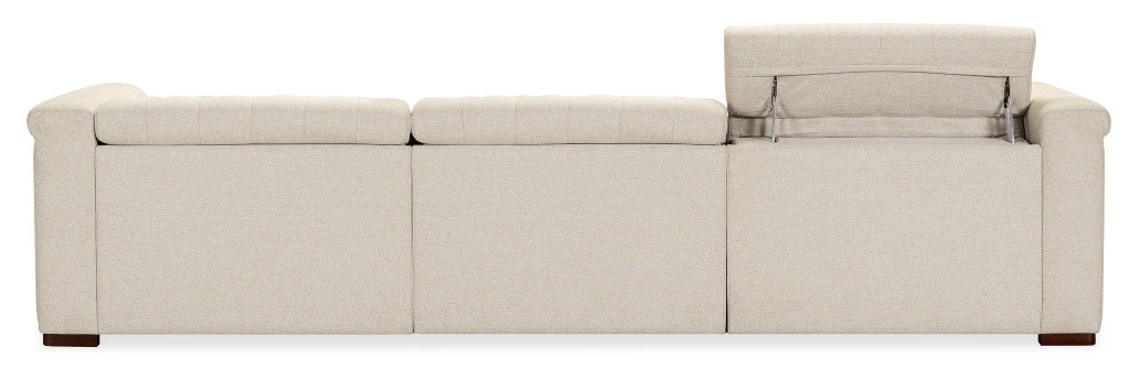 Savion Deux 3 Seat Sofa with Two Power Recliners and Three Power Headrests