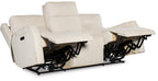 Nelson Zero Gravity Power Sofa with Power Headrest and Lumbar