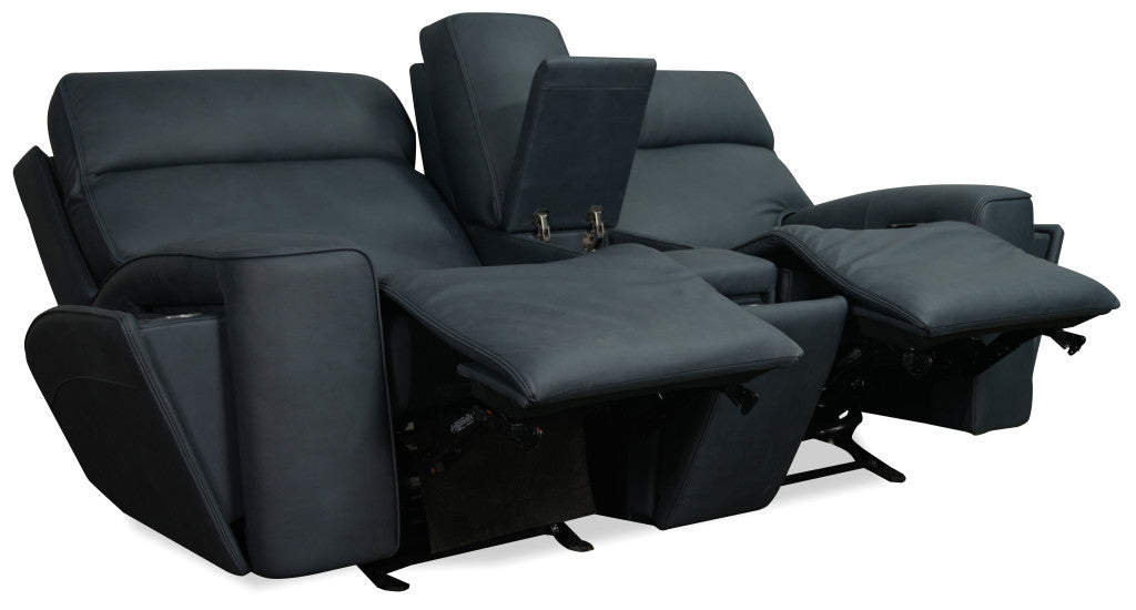Riverton Power Gliding Console Loveseat with Power Headrest and Lumbar