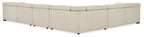 Savion Deux 6 Seat Sectional with Four Power Recliners and Seven Power Headrests